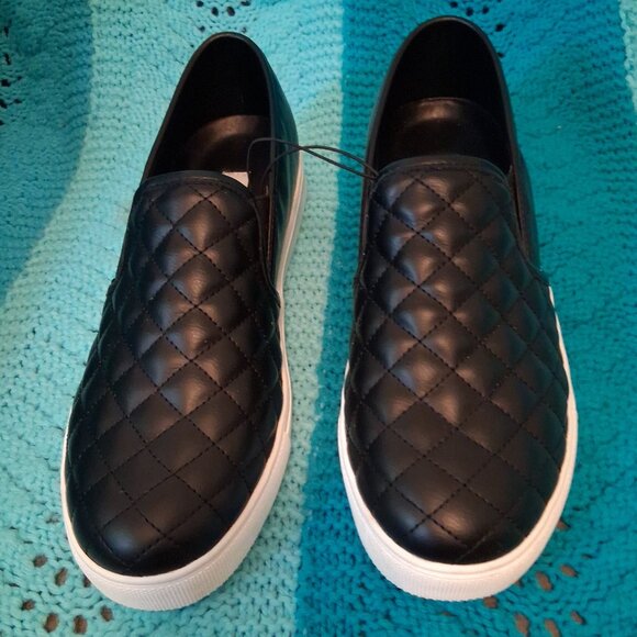 Sneaker Women's - Steve Madden Black Electic/Eltro 1S1 - Size 10M - Picture 2 of 8